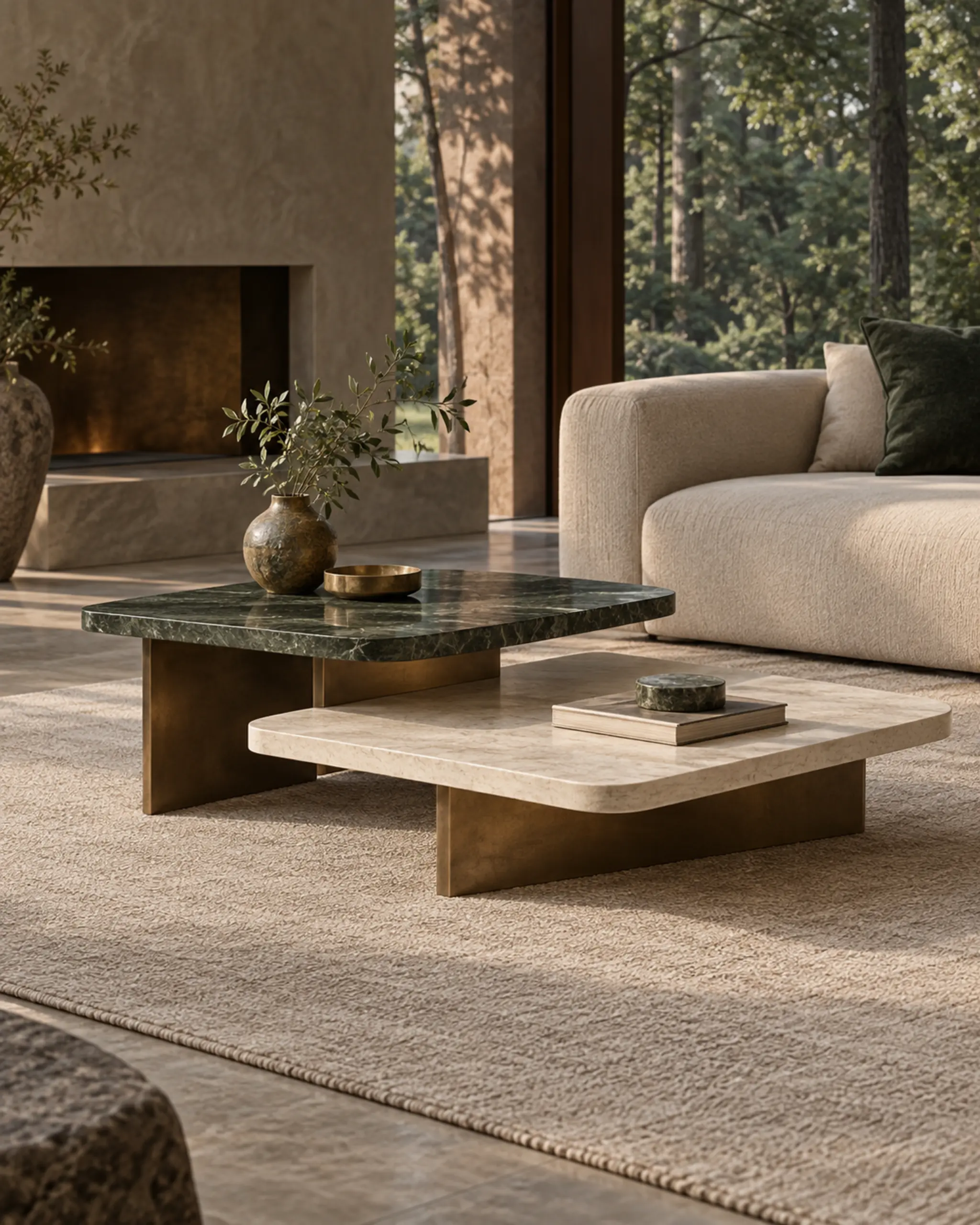 Delta Two-Level Coffee Table — design visualization