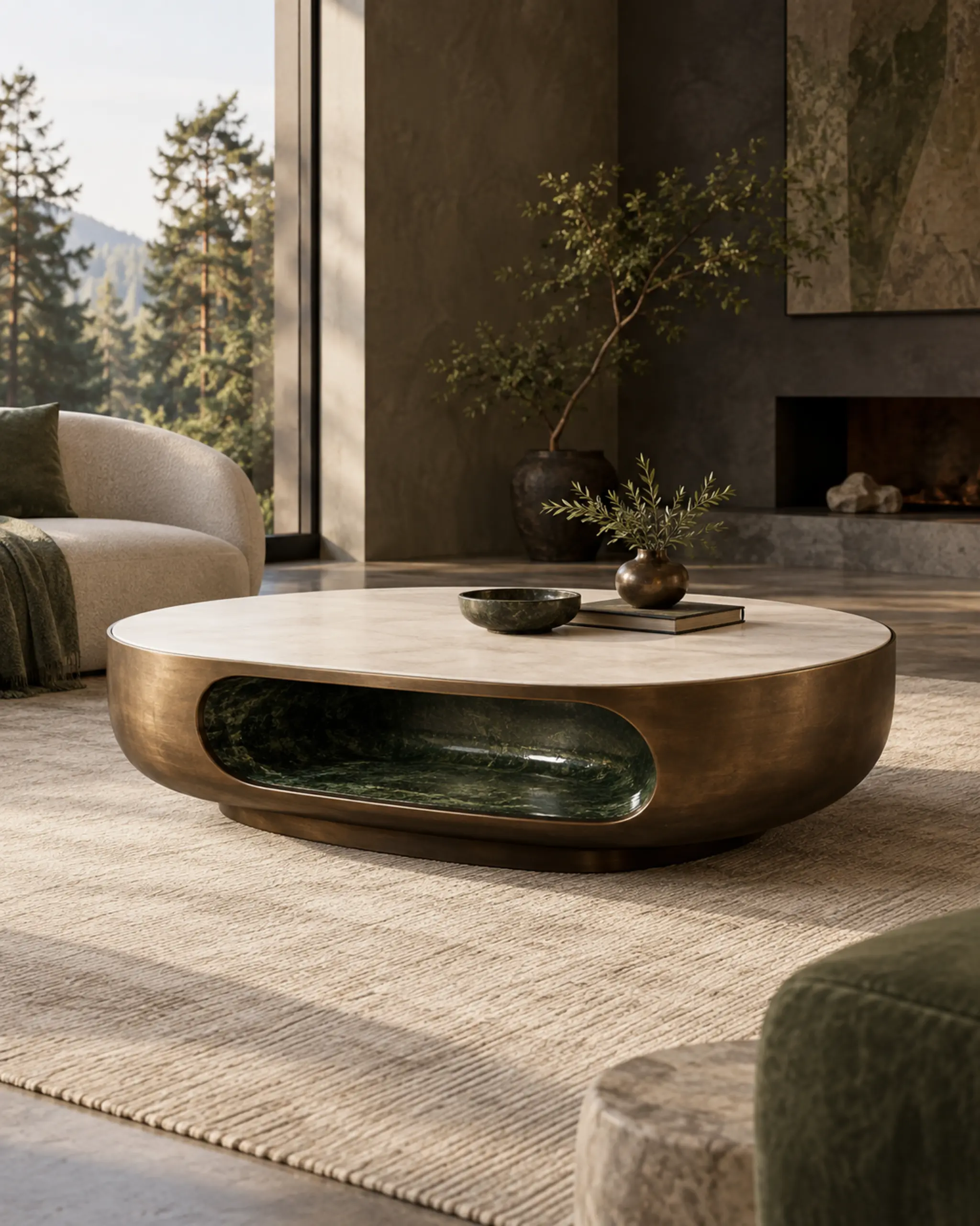 Cove Low Coffee Table — design visualization