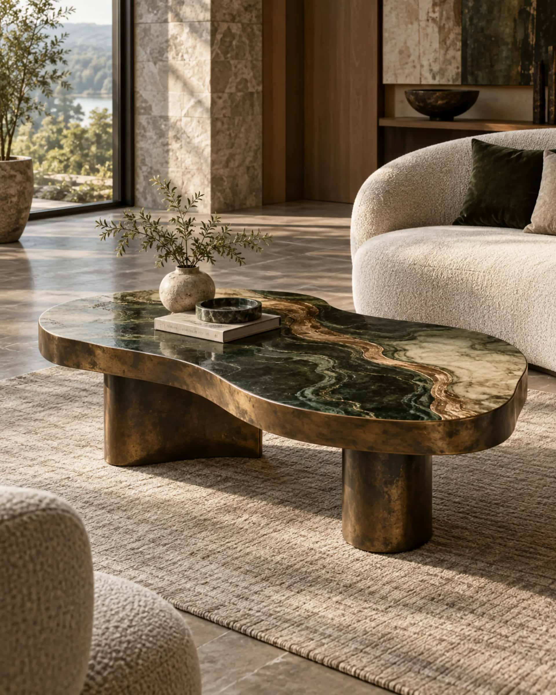 Current Asymmetric Coffee Table — design visualization