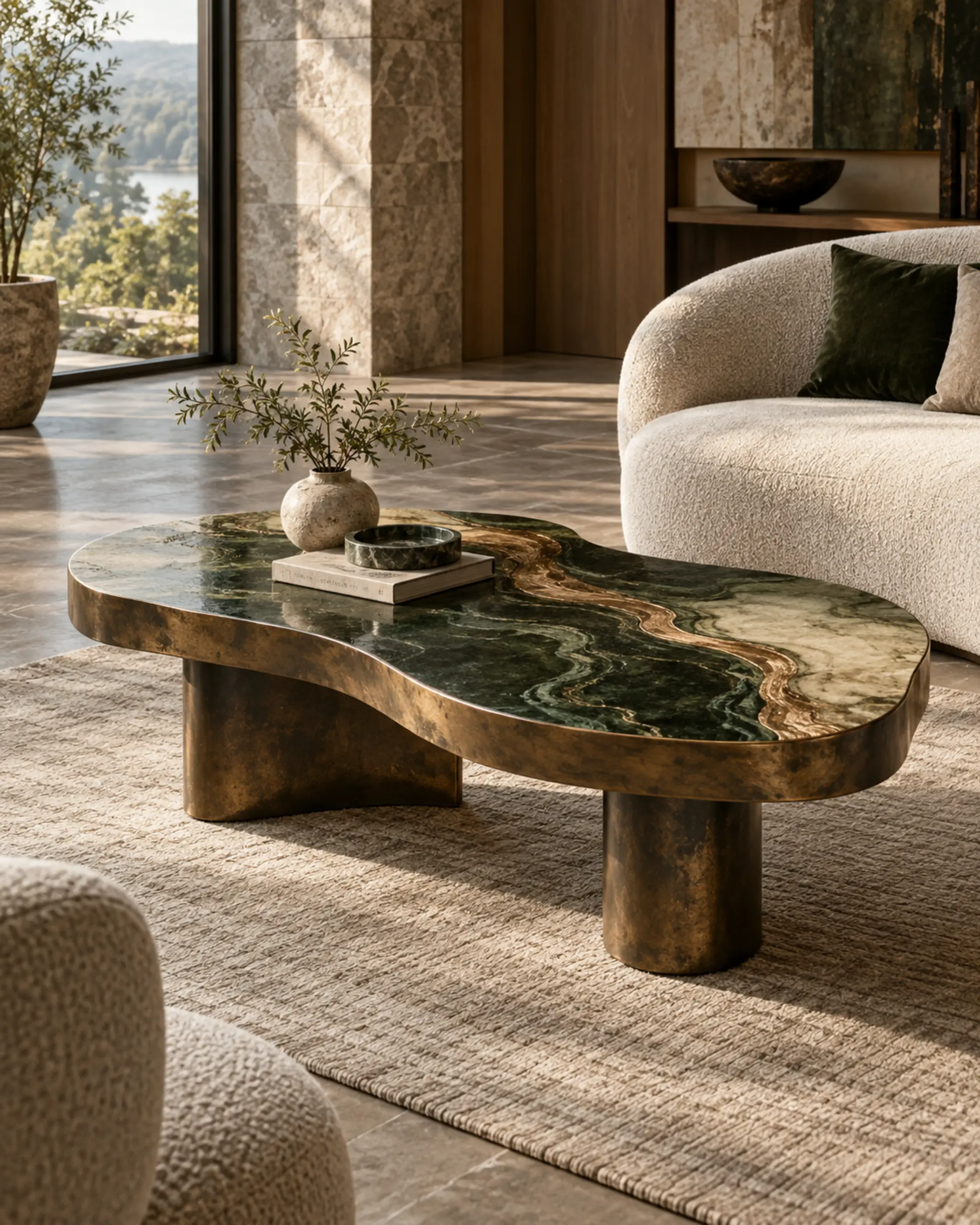 Current Asymmetric Coffee Table — design visualization