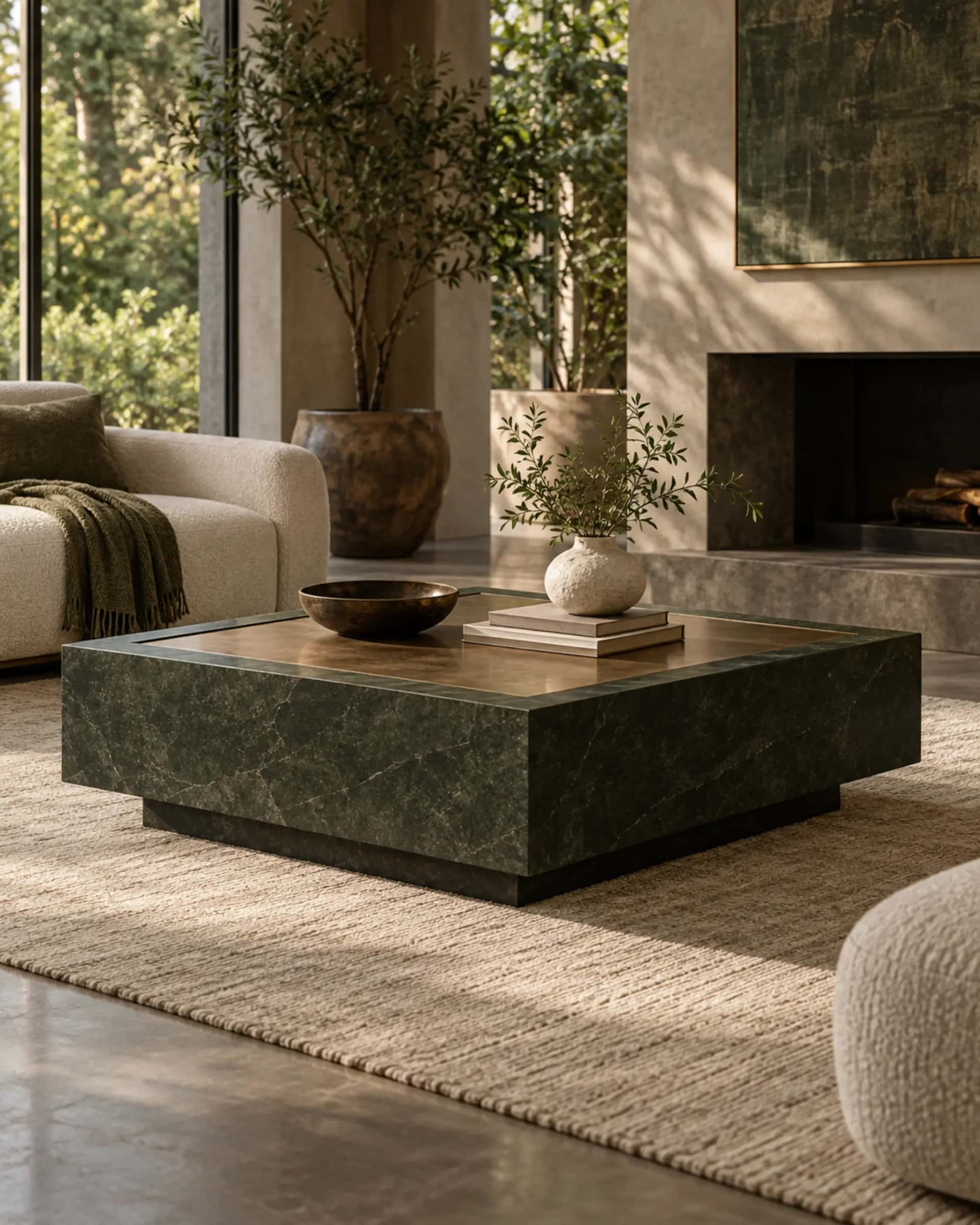 Terra Plinth Coffee Table — design visualization