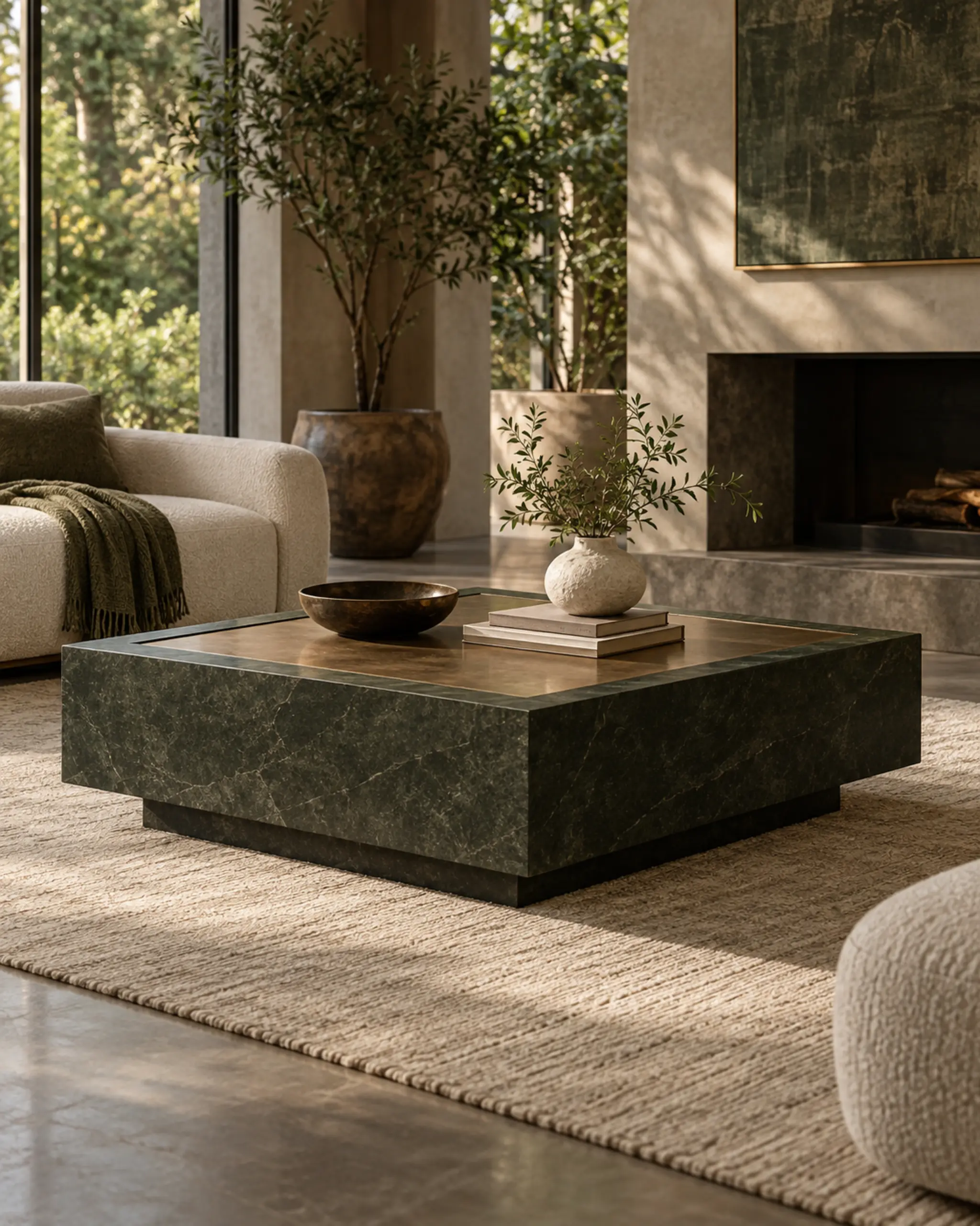 Terra Plinth Coffee Table — design visualization