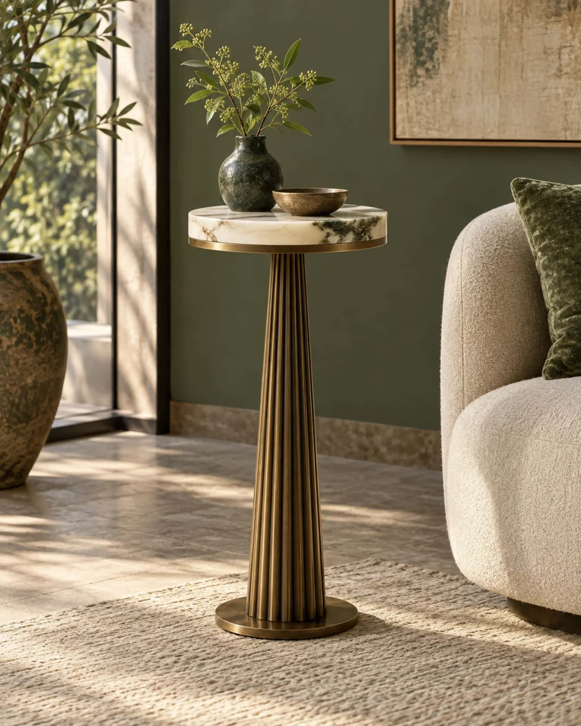 Reed Tall Side Table — design visualization