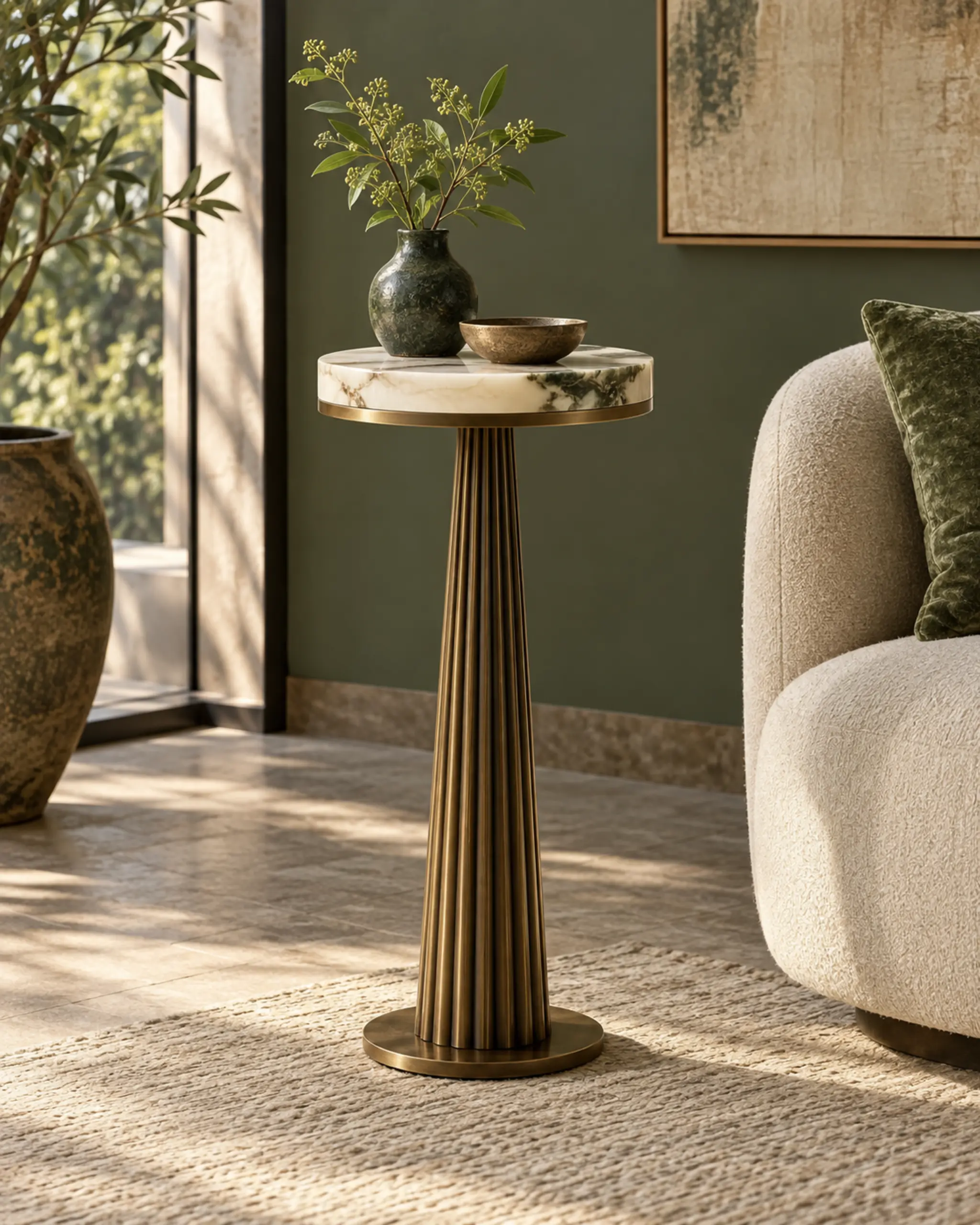 Reed Tall Side Table — design visualization