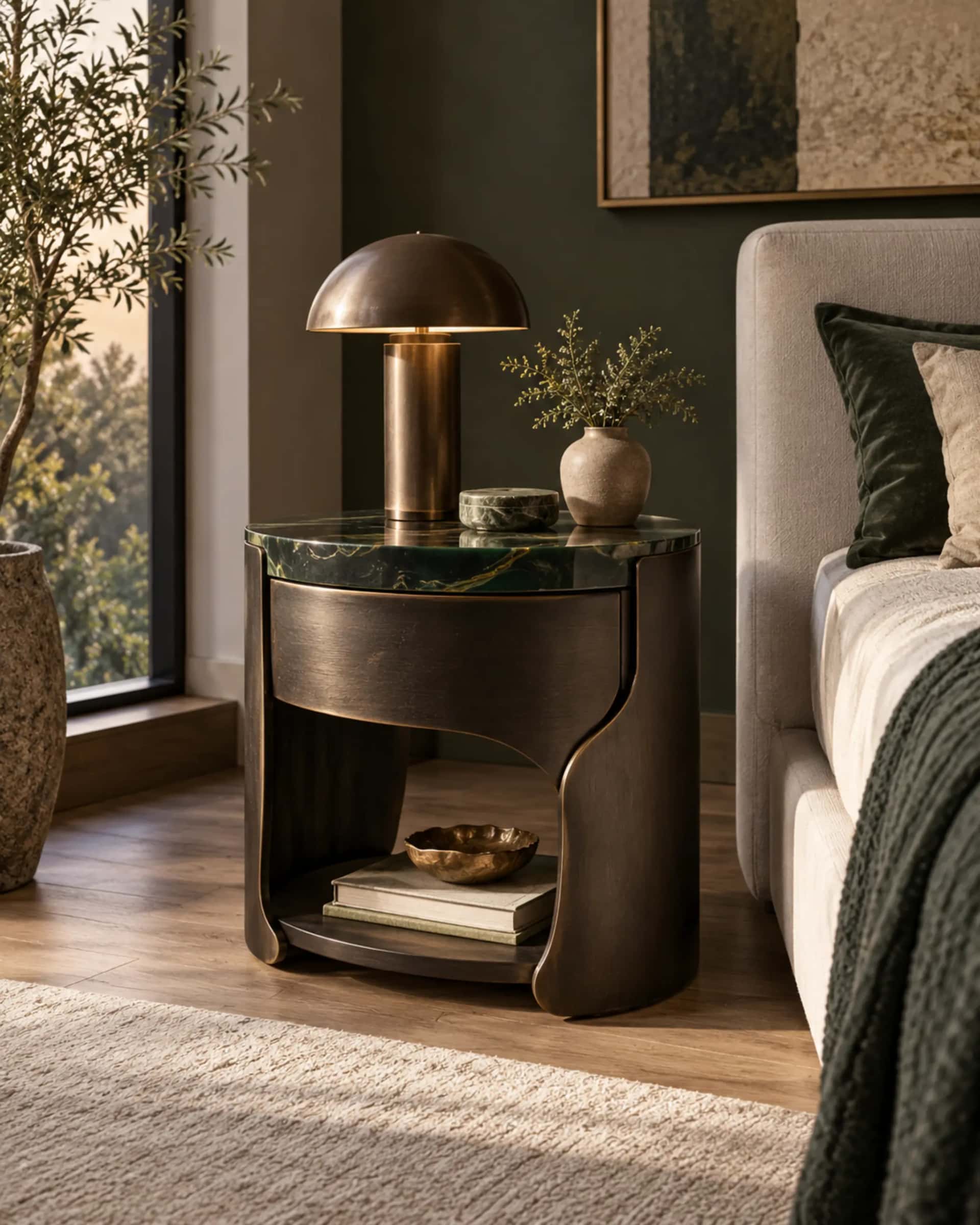Nocturne Bedside Table — design visualization
