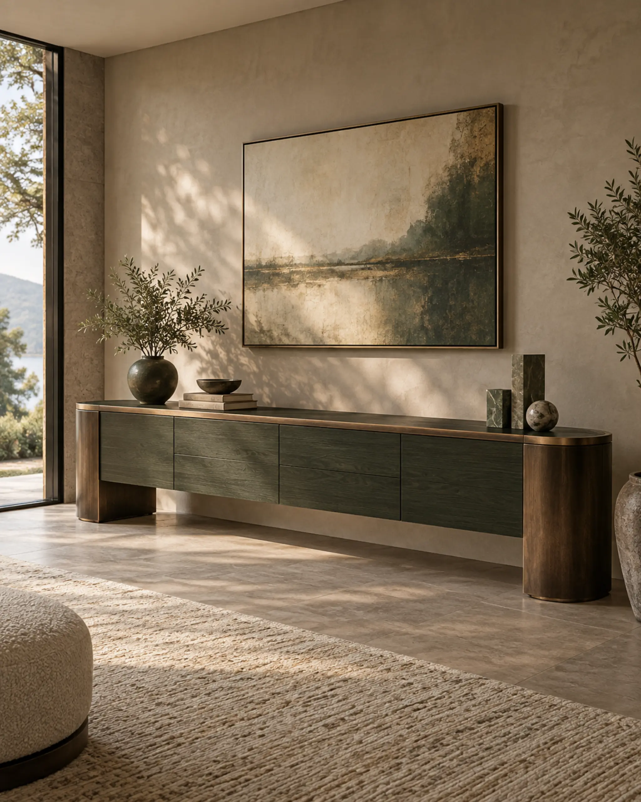 Horizon Long Console — design visualization