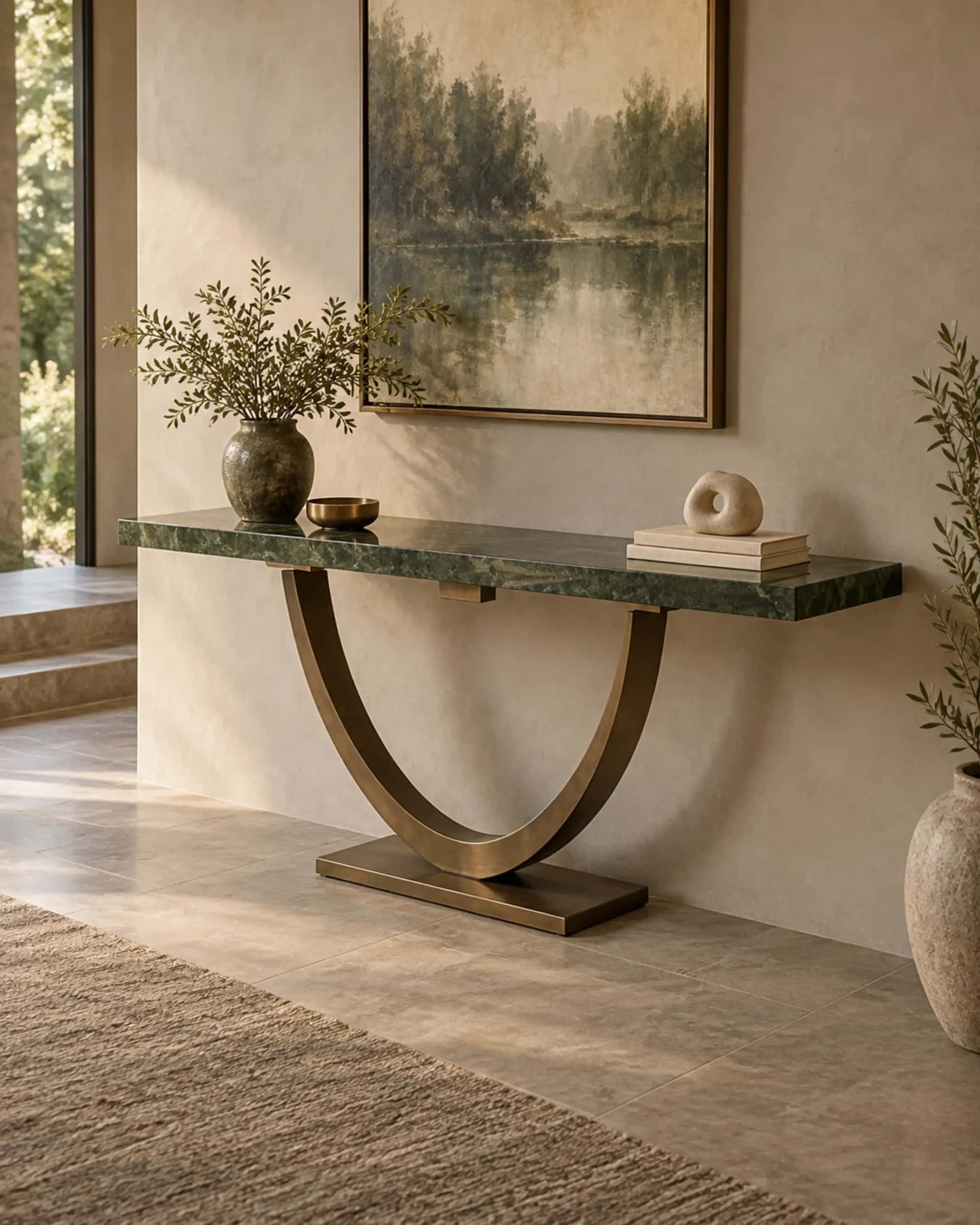 Meadow Floating-Effect Console — design visualization