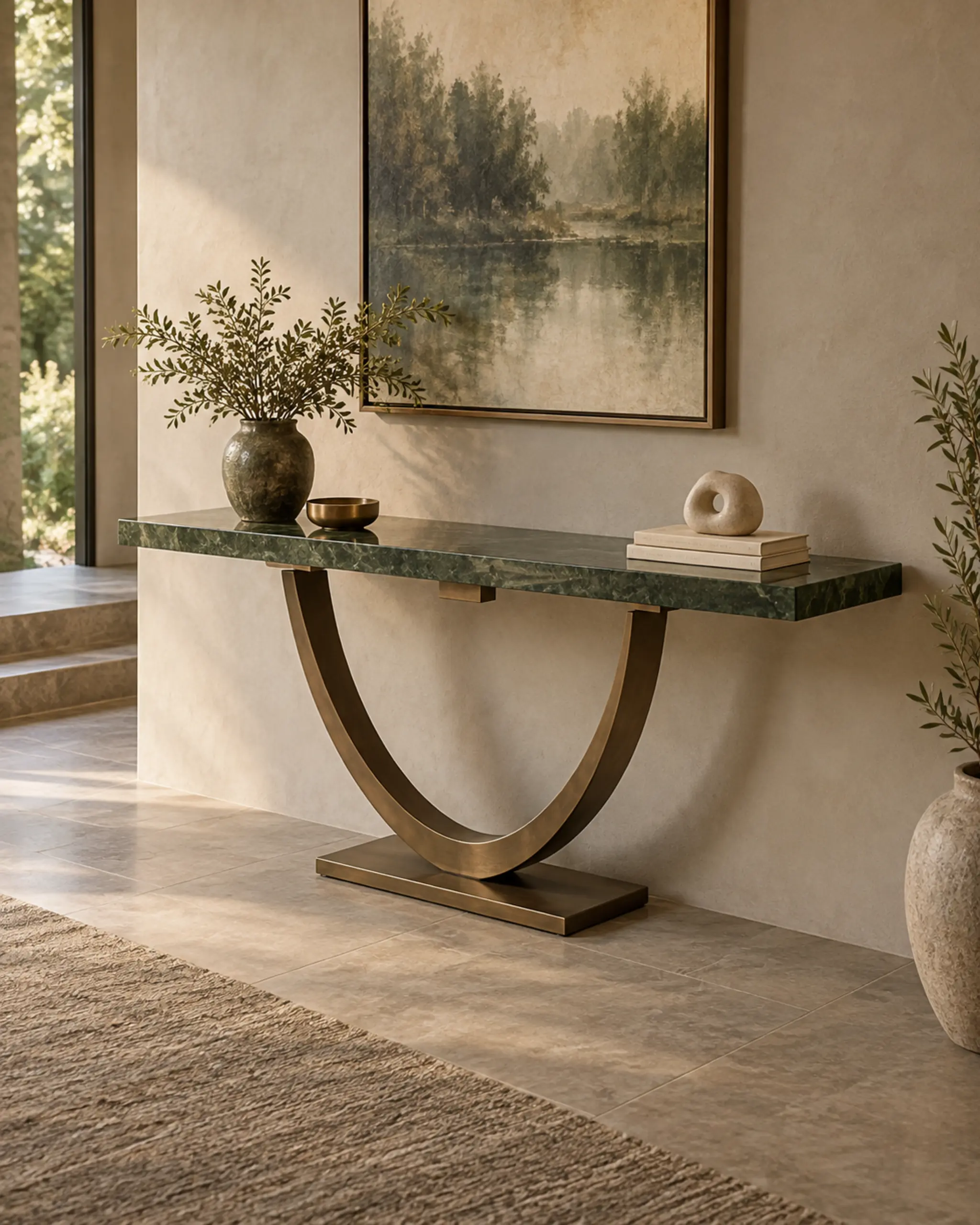 Meadow Floating-Effect Console — design visualization