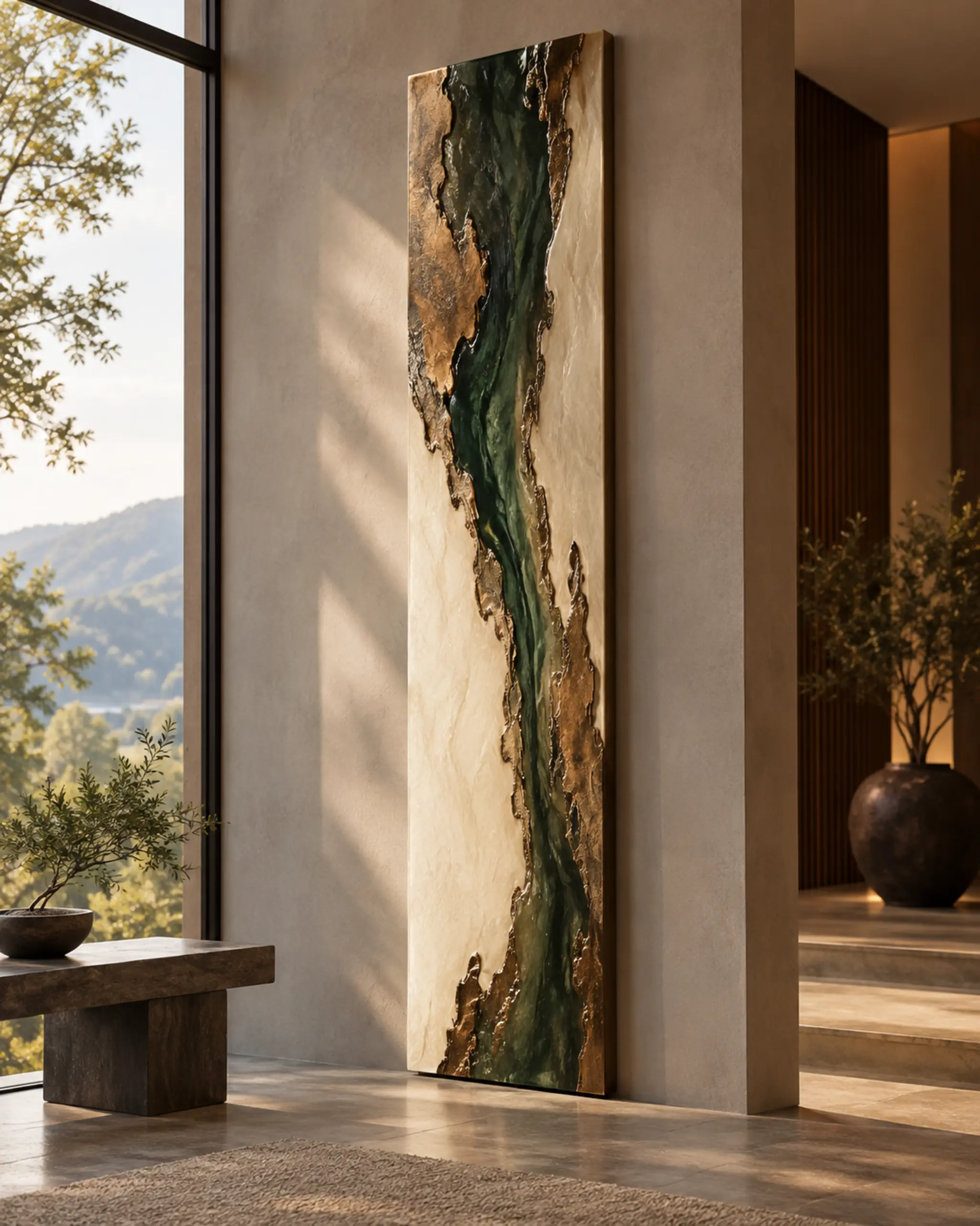 Vertical Drop Wall Panel — design visualization