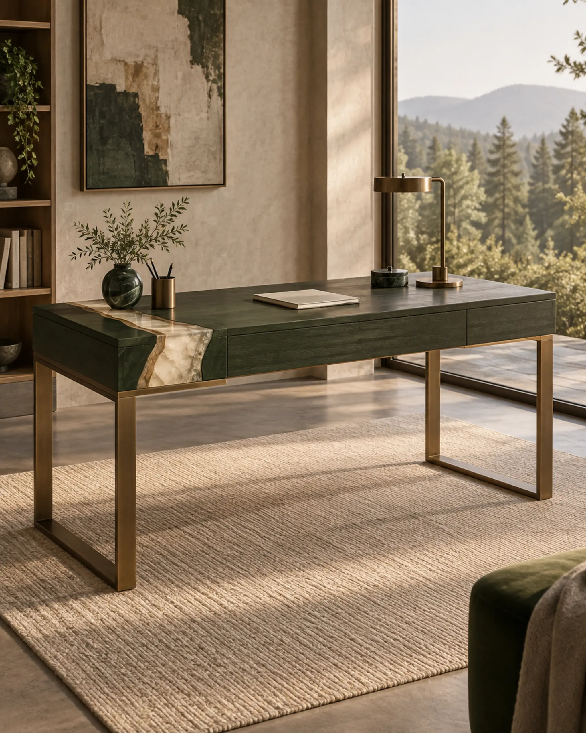 Meridian Writing Desk — design visualization