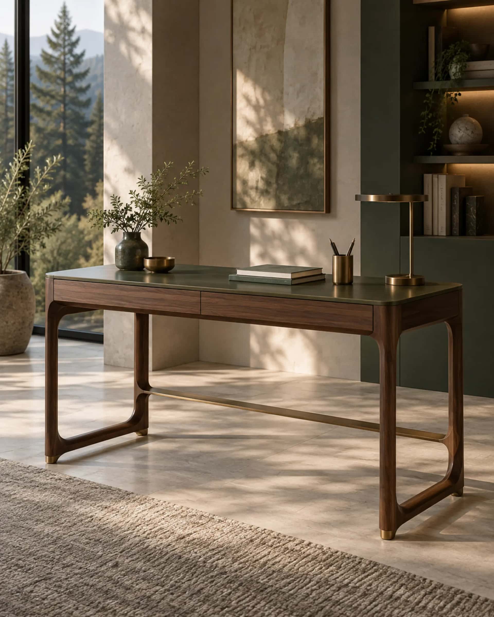 Stillpoint Study Desk — design visualization