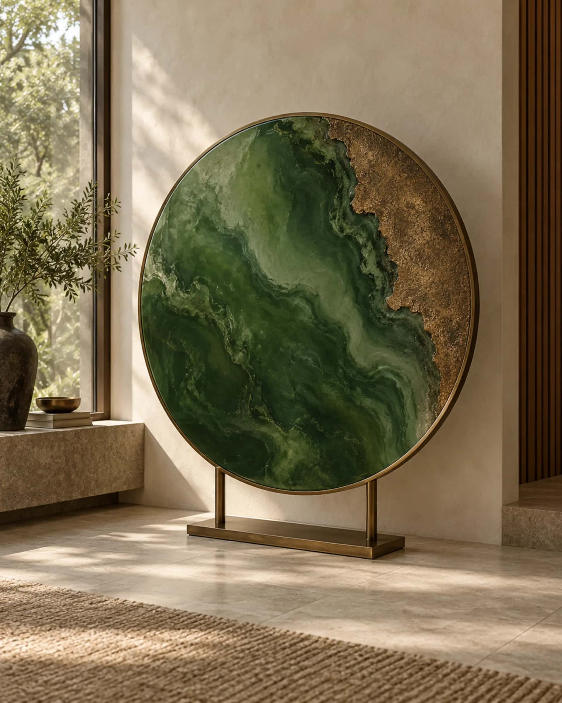 Verdure Large Wall Disc — design visualization