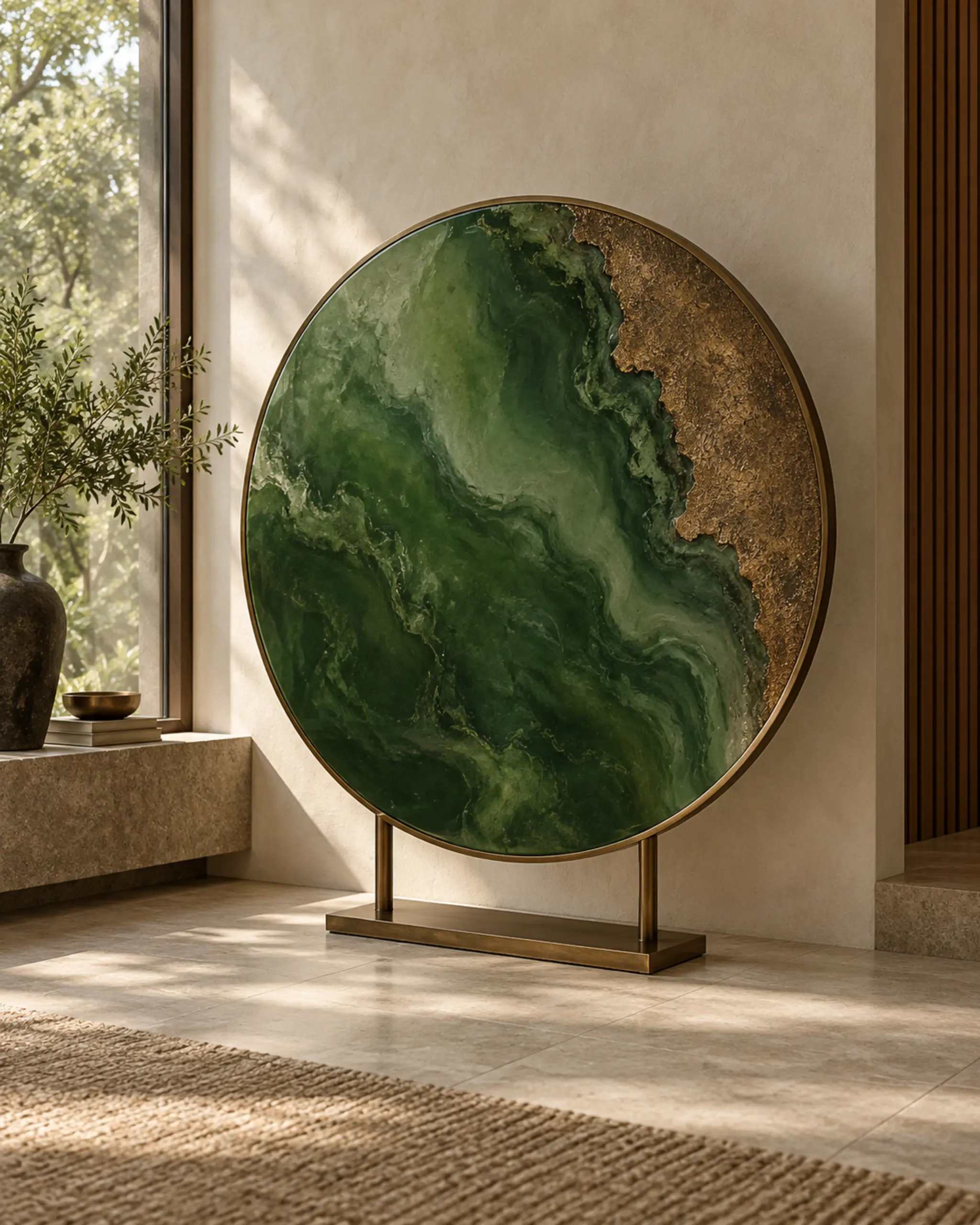 Verdure Large Wall Disc — design visualization