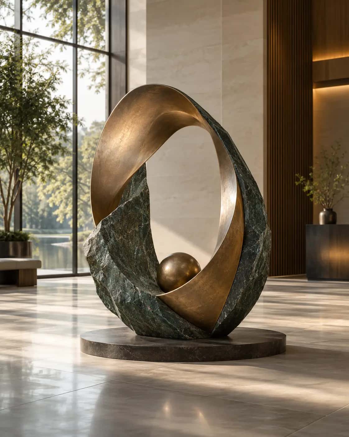 Stillwater Lobby Art Installation — design visualization