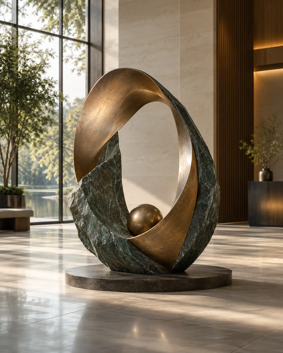 Stillwater Lobby Art Installation — design visualization