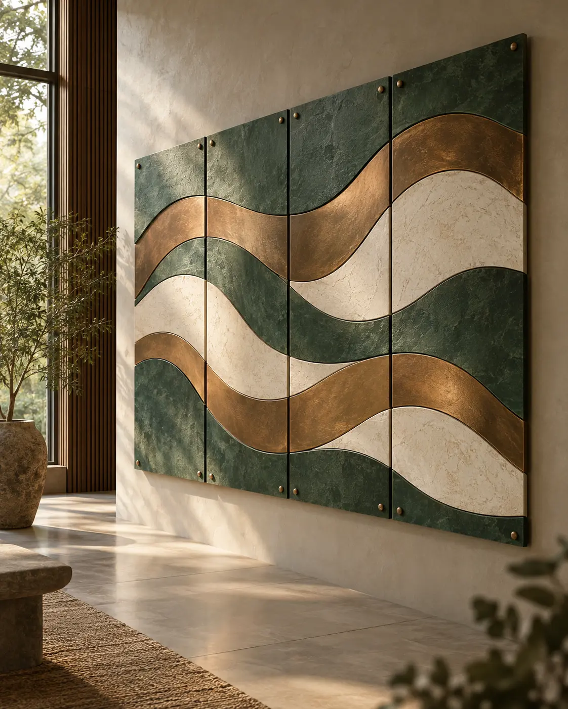 Tidal Architectural Panel Installation — design visualization