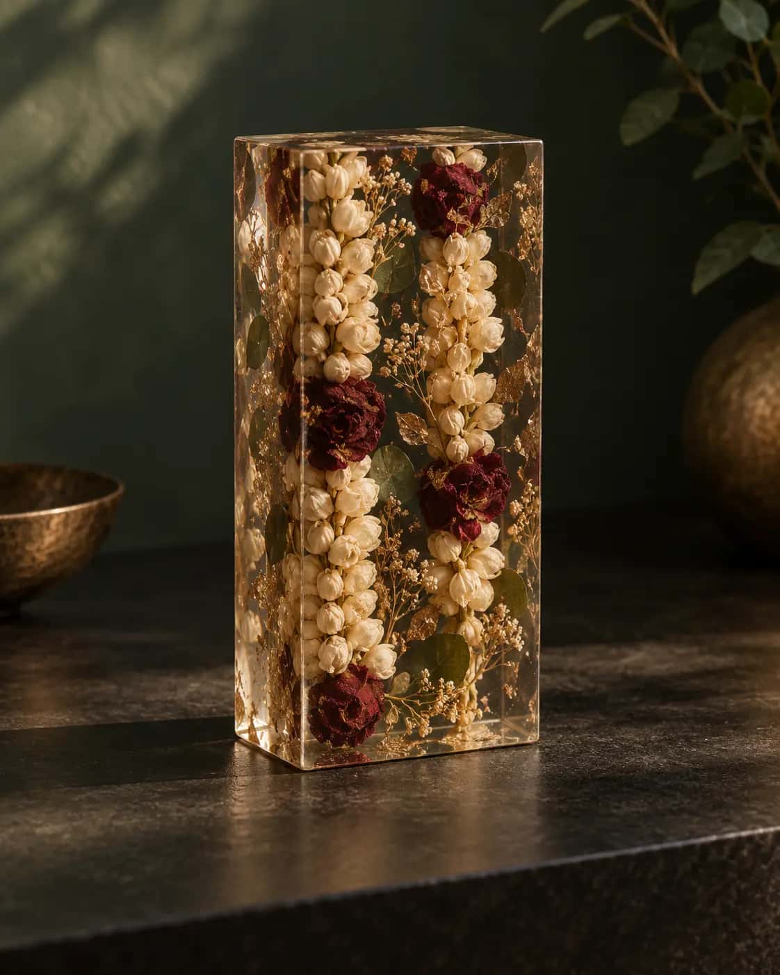 Forever Solid-Block Varmala Keepsake — design visualization