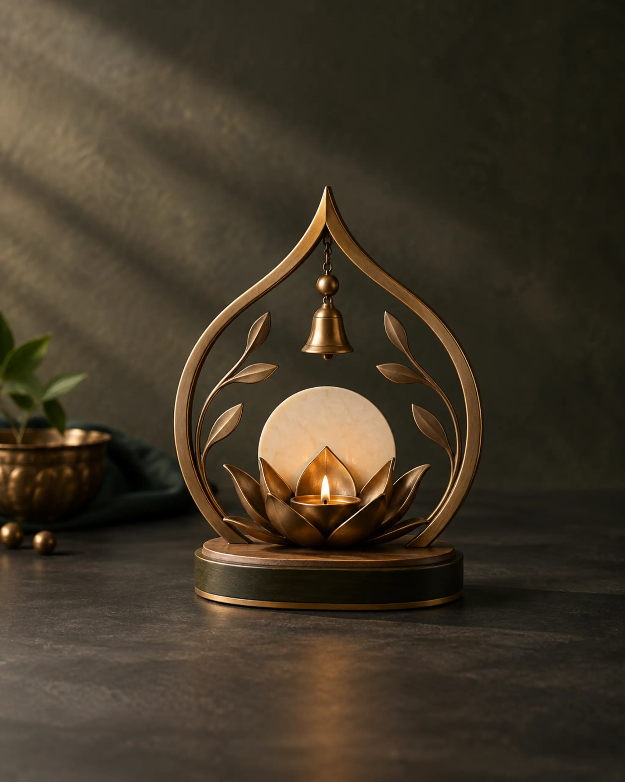 Blessing Pooja Display — design visualization