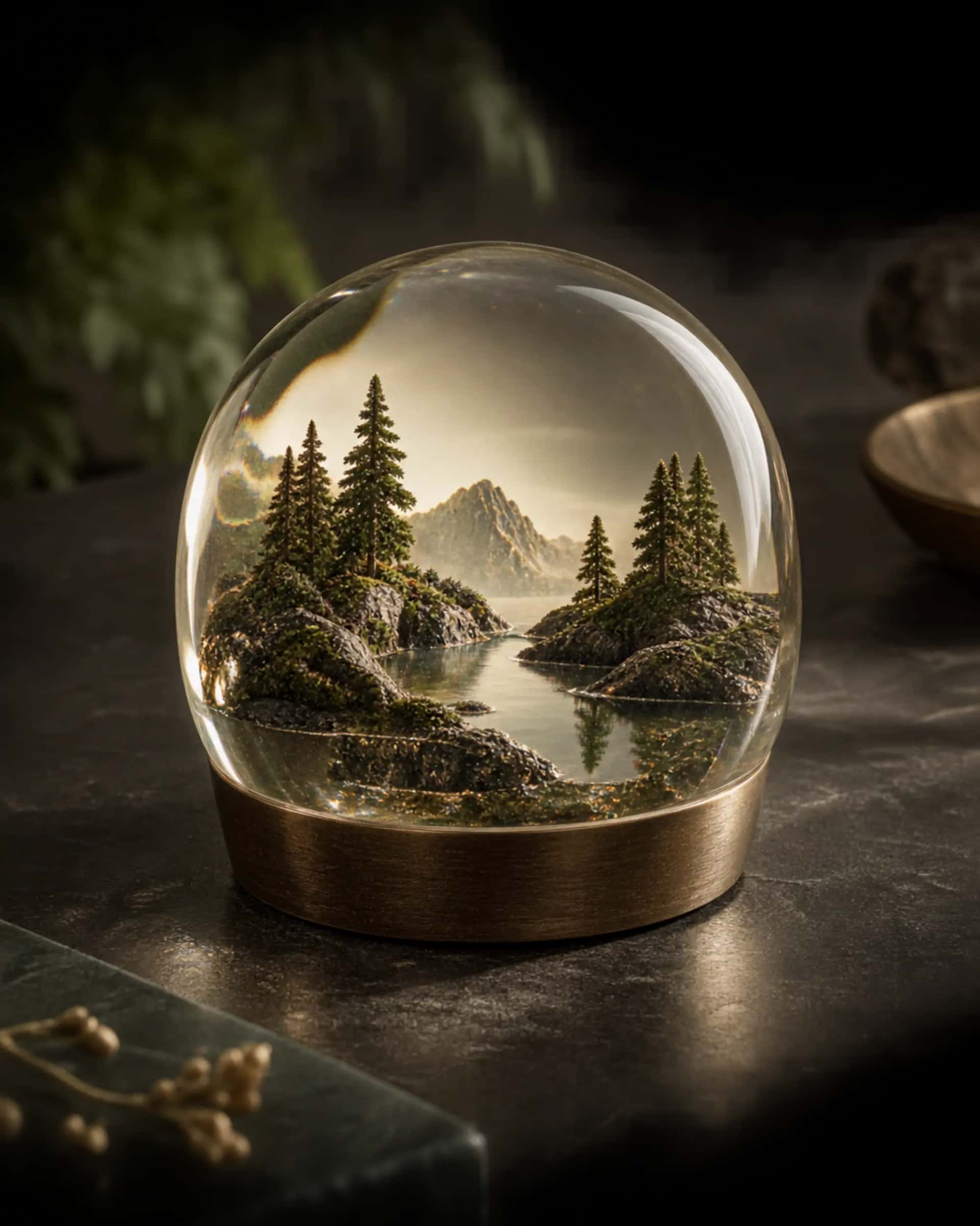 Pocketworld Paperweight — design visualization